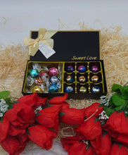 Load image into Gallery viewer, Luxury Fudge Filled Chocolate Bon Bons With Gold Leaf
