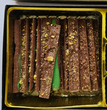 Load image into Gallery viewer, Belgian Milk Choc Dubai Pistachio Chocolate Viral Kunafa, Gift Box
