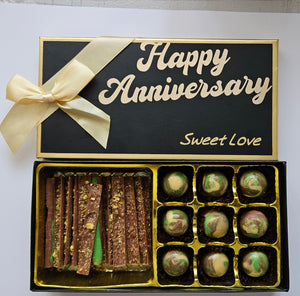 Belgian Milk Choc Dubai Pistachio Chocolate Viral Kunafa, Gift Box