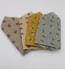 Load image into Gallery viewer, 4pck 30cm x 30cm beeswax food wrap
